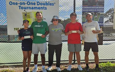 BARBON & NEWMAN CAPTURE THE BRADENTON ONE-ON-ONE DOUBLES PRIZE $ CHAMPIONSHIPS….