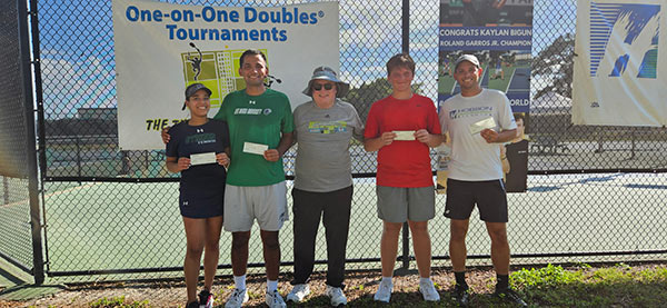 BARBON & NEWMAN CAPTURE THE BRADENTON ONE-ON-ONE DOUBLES PRIZE $ CHAMPIONSHIPS….